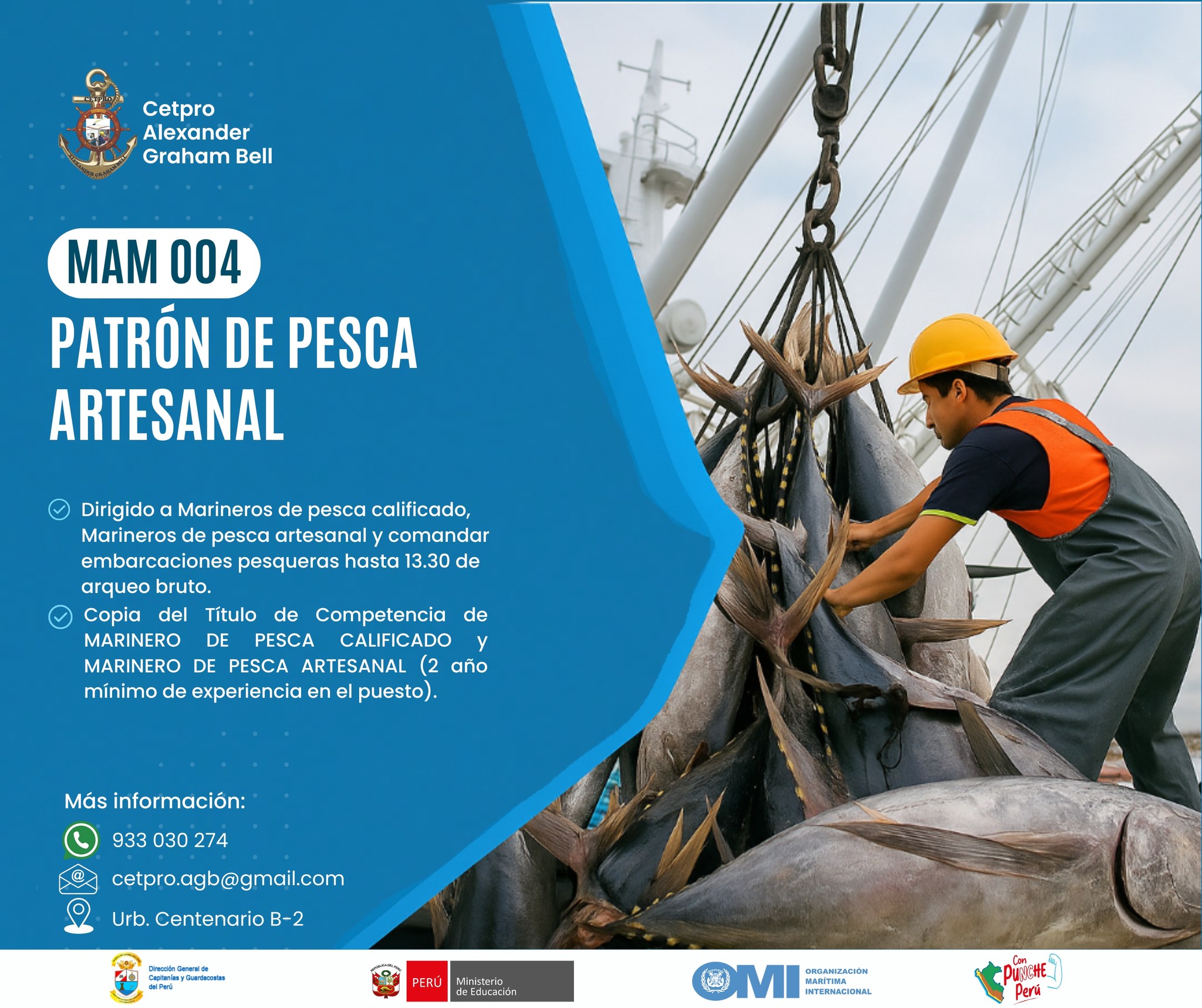 Patron de pesca artesanal